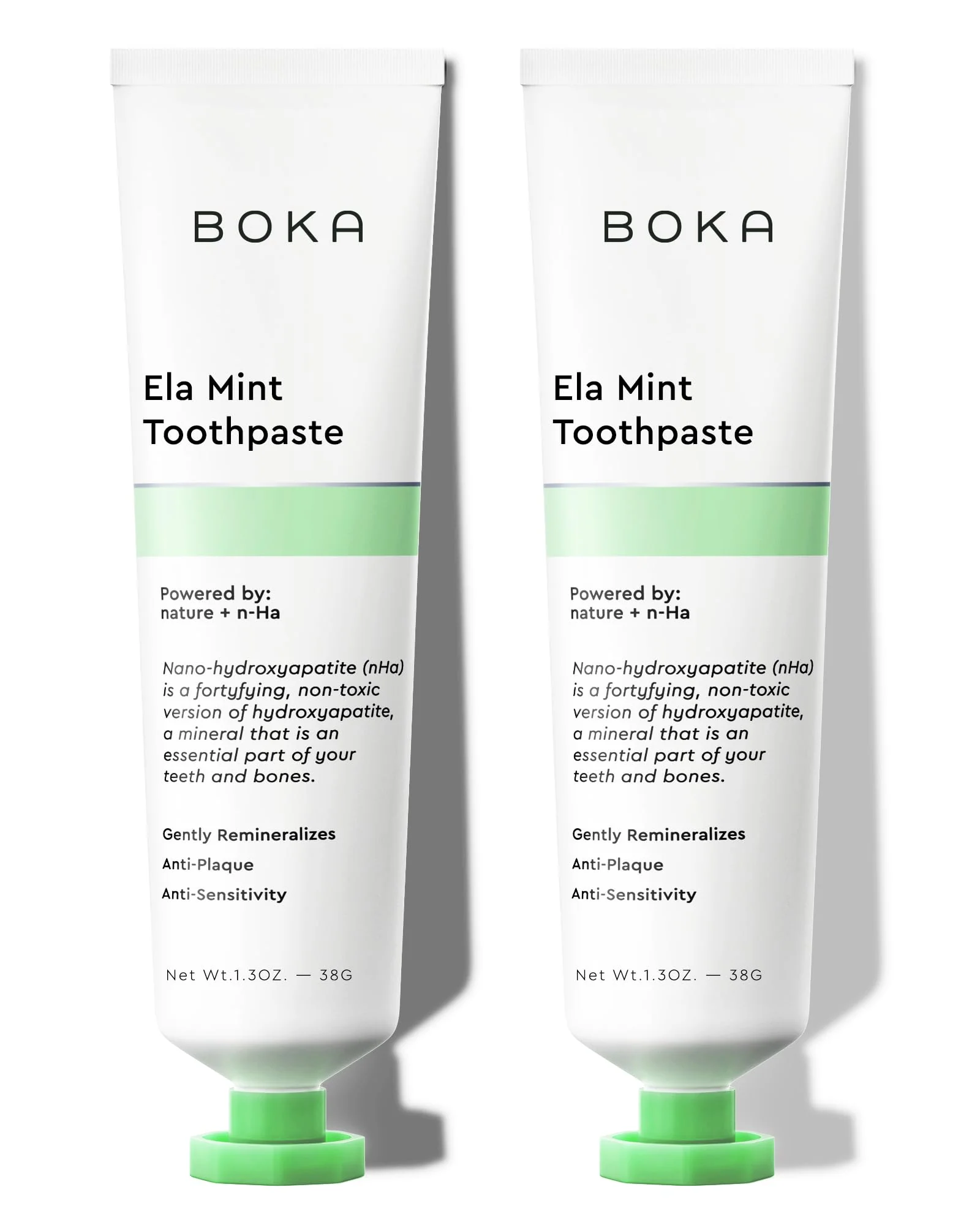 Boka Fluoride Free Toothpaste Nano Hydroxyapatite, Helps Remineralize, Appropriate for Sensitive Teeth, Whitening - for Adult, Kids Oral Care - Refresh Mint Flavor, 4 Fl Oz 3Pk - Image 5