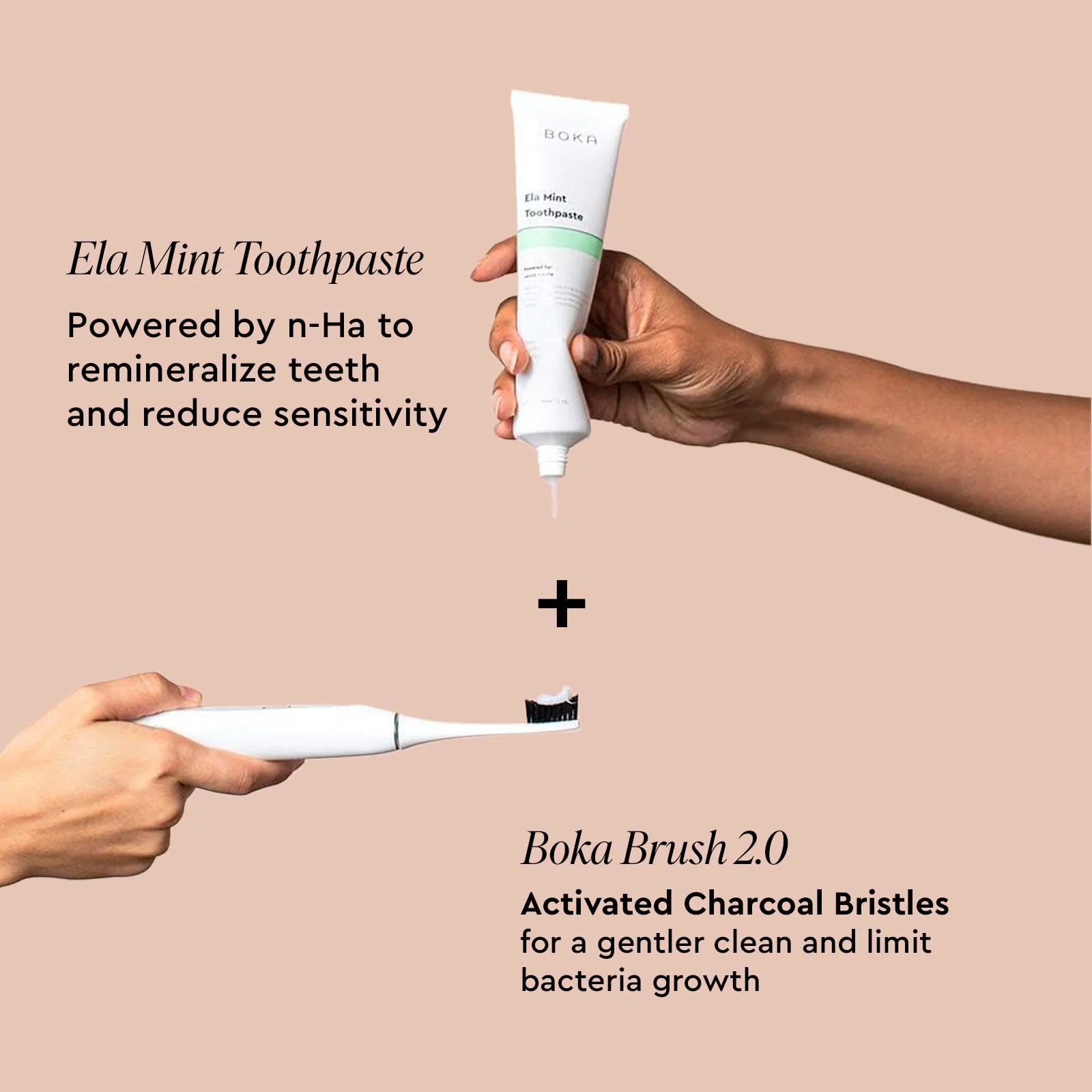 Boka Fluoride Free Toothpaste Nano Hydroxyapatite, Helps Remineralize, Appropriate for Sensitive Teeth, Whitening - for Adult, Kids Oral Care - Refresh Mint Flavor, 4 Fl Oz 3Pk - Image 56