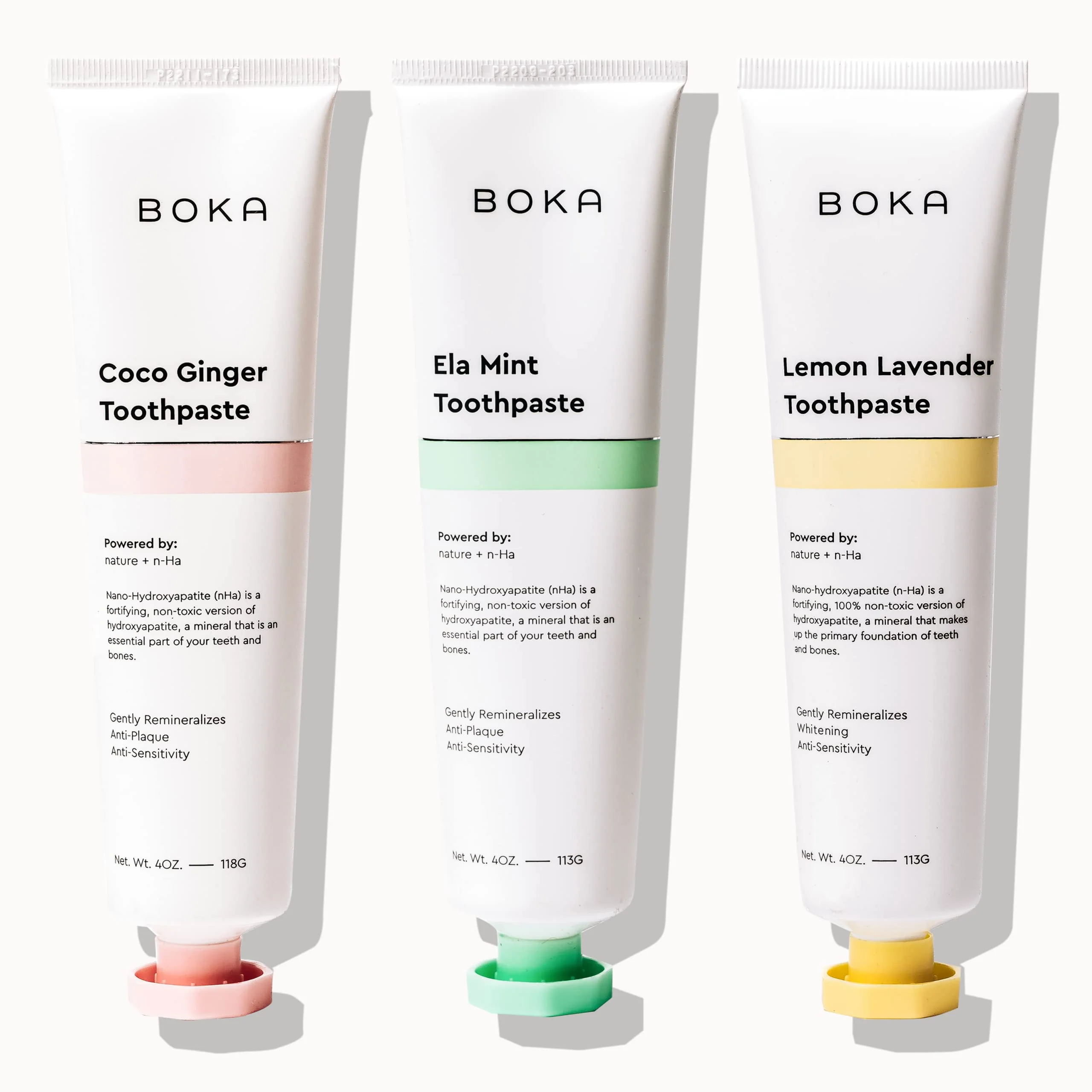 Boka Fluoride Free Toothpaste Nano Hydroxyapatite, Helps Remineralize, Appropriate for Sensitive Teeth, Whitening - for Adult, Kids Oral Care - Refresh Mint Flavor, 4 Fl Oz 3Pk - Image 9