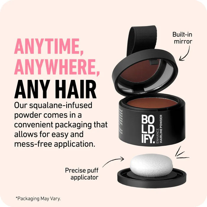 BOLDIFY Hairline Powder Instantly Conceals Hair Loss, Root Touch Up Hair Powder, Hair Toppers for Women & Men, Hair Fibers for Thinning Hair, Root Cover Up, Stain-Proof 48 Hour Formula (Light Blonde) - Image 2