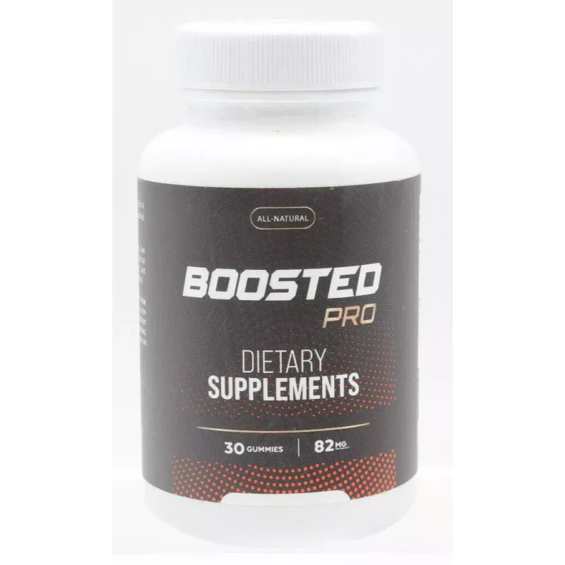 Boosted Pro for Mens Vitality & Virility Dietary Supplements 30 Gummies