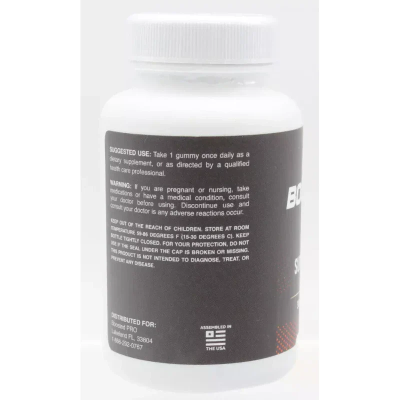 Boosted Pro for Mens Vitality & Virility Dietary Supplements 30 Gummies - Image 3