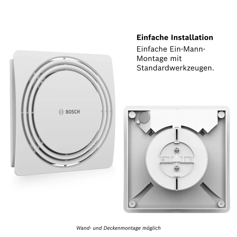 Bosch 1900 DH W100 Quiet Bathroom Fan with Humidity Sensor - Image 6