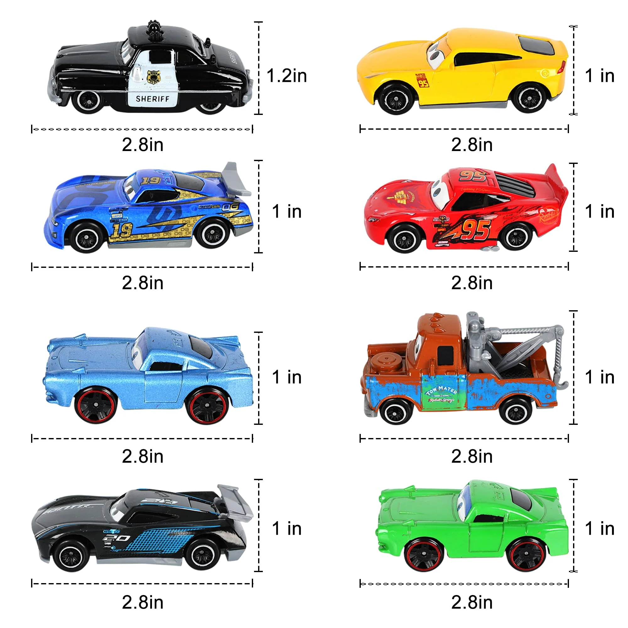 Boy Car Toy for 3 4 5 6 Year Old Boys Diecast Car Toy Set for Boy Kids Gifts, Truck Christmas Birthday Gifts - Image 3