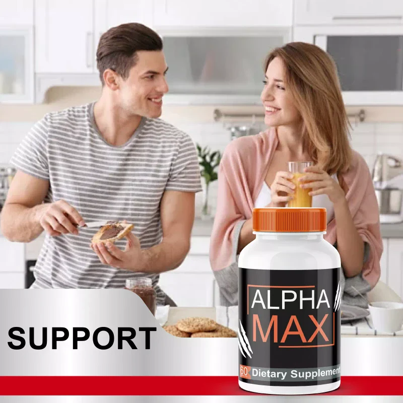Branded Alpha Max Force Dietary Supplement For Men ED, AlphaMax Capsules (60 Capsules) - Image 5