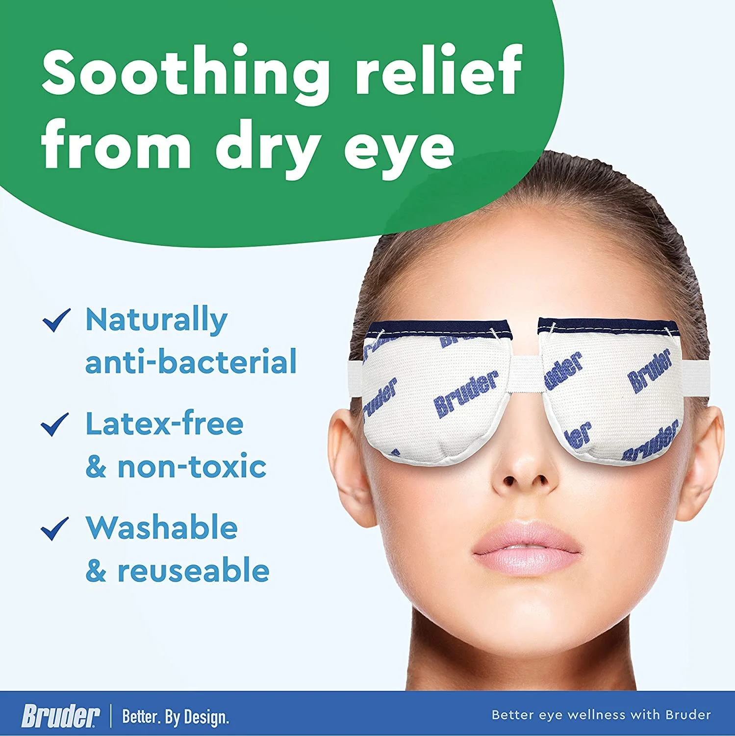 Bruder Moist Heat Eye Compress | Microwave Activated | Fast Acting and Effective Relief for Dry Eye and Other Eye Irritation - Image 5