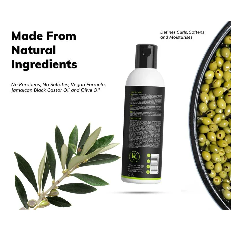 BSSET Defining Curl Cream With Jamaican Black Castor Oil and Olive Oil 250ml - Image 3