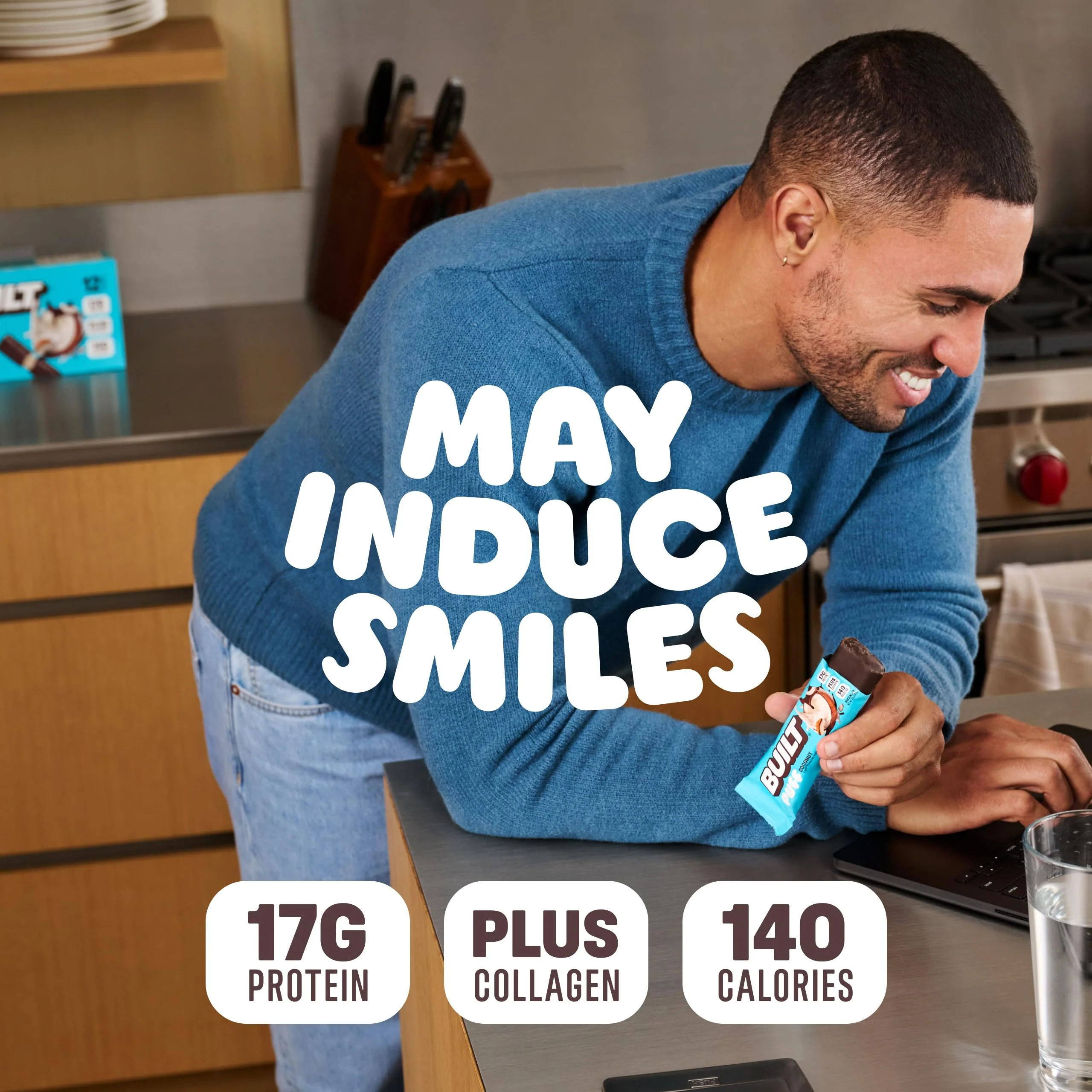 Built Bar, Puff Protein Bars, Coconut Puff, 17g Protein Snacks, On-The-Go Bars, Only 140 Calories, 6g Sugar, Collagen, Gluten Free, 12 Count - Image 8