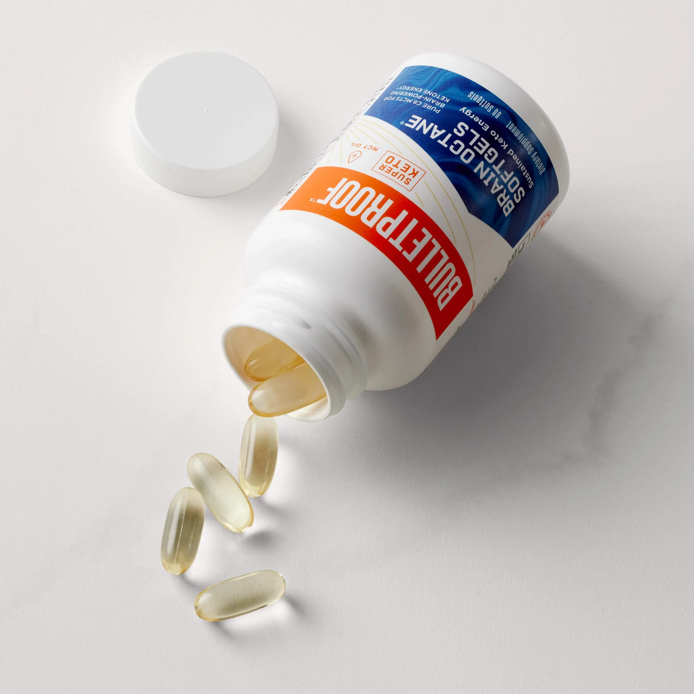 Bulletproof Brain Octane Softgels, 60 Count, Pure C8 MCT Oil for Sustained Ennergy - Image 4