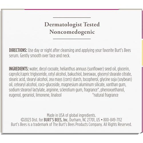 Burt's Bees Skin Care Stocking Stuffers, Face Moisturizer, Firming Face Cream, Anti-Aging Retinol Alternative, Moisturizing Natural Origin Skin Care Christmas Gifts, 1.8 Ounce - Image 3