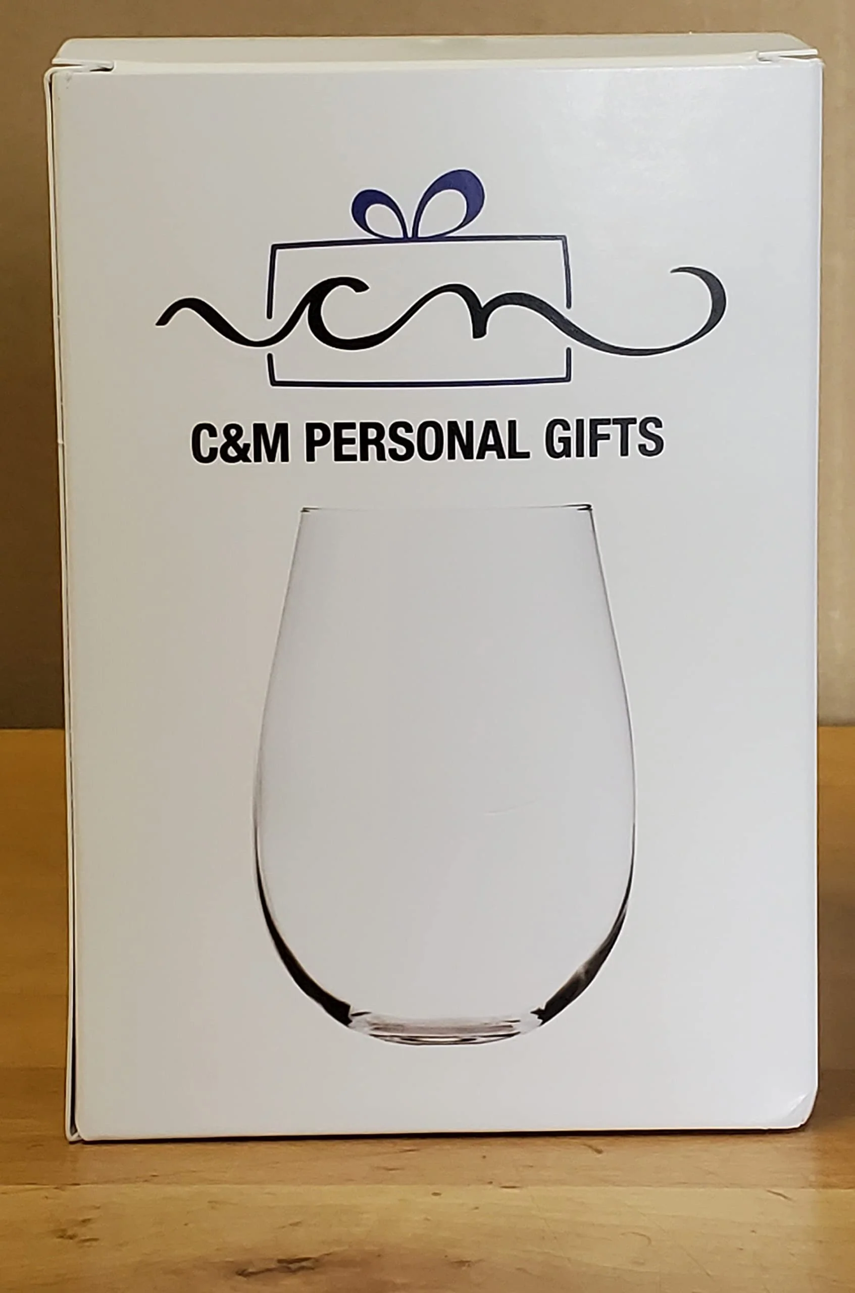 C & M Personal Gifts A Wise Woman Once Said "F*ck this sh*t" Stemless Wine Glass (1 Piece) 17 Ounces, Gag Gifts for Women, Funny Christmas gift, Amazing Laser Engraved tumbler for Ladies, Made in USA - Image 2