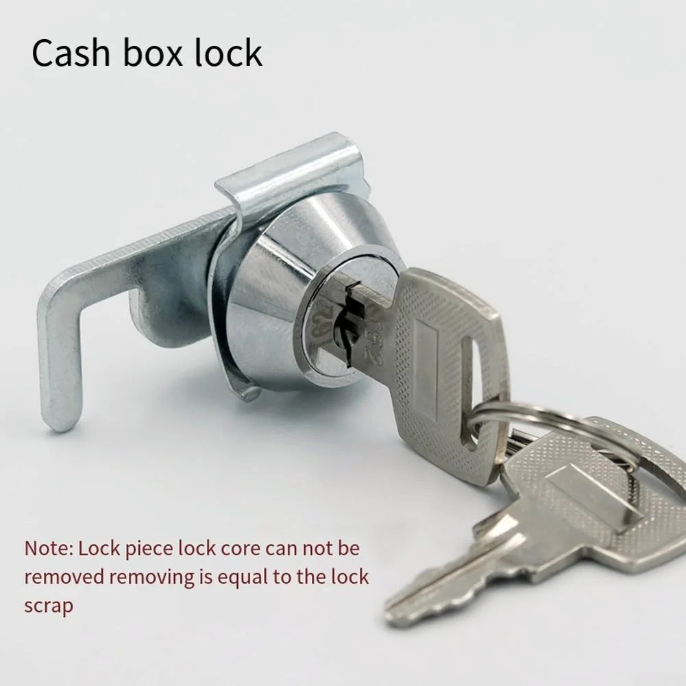 Cam Lock With Quick Clip For Cash Drawer Locker Metal Cabinet Flight Box Lock, Zinc Alloy For Cash Drawer Locker Metal Cabinet Lock, Suitable For Flight Boxes - Image 7