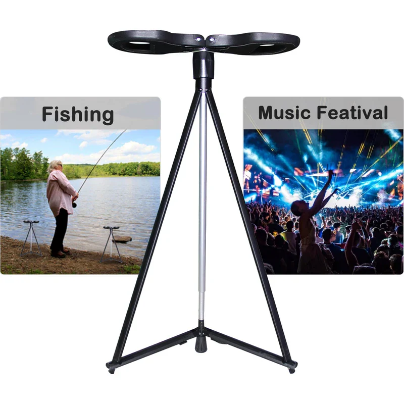 Cane with Seat 2-in-1 Portable Walking Stick with Seat for Men & Women Folding Lightweight Sturdy Tripod Cane Foldable Stool Mobility Aid Crutch Chair with Travel Bag for Elderly, Seniors & Handicap - Image 5