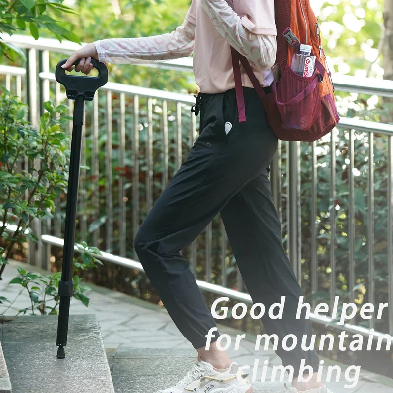 Cane with Seat 2-in-1 Portable Walking Stick with Seat for Men & Women Folding Lightweight Sturdy Tripod Cane Foldable Stool Mobility Aid Crutch Chair with Travel Bag for Elderly, Seniors & Handicap - Image 7