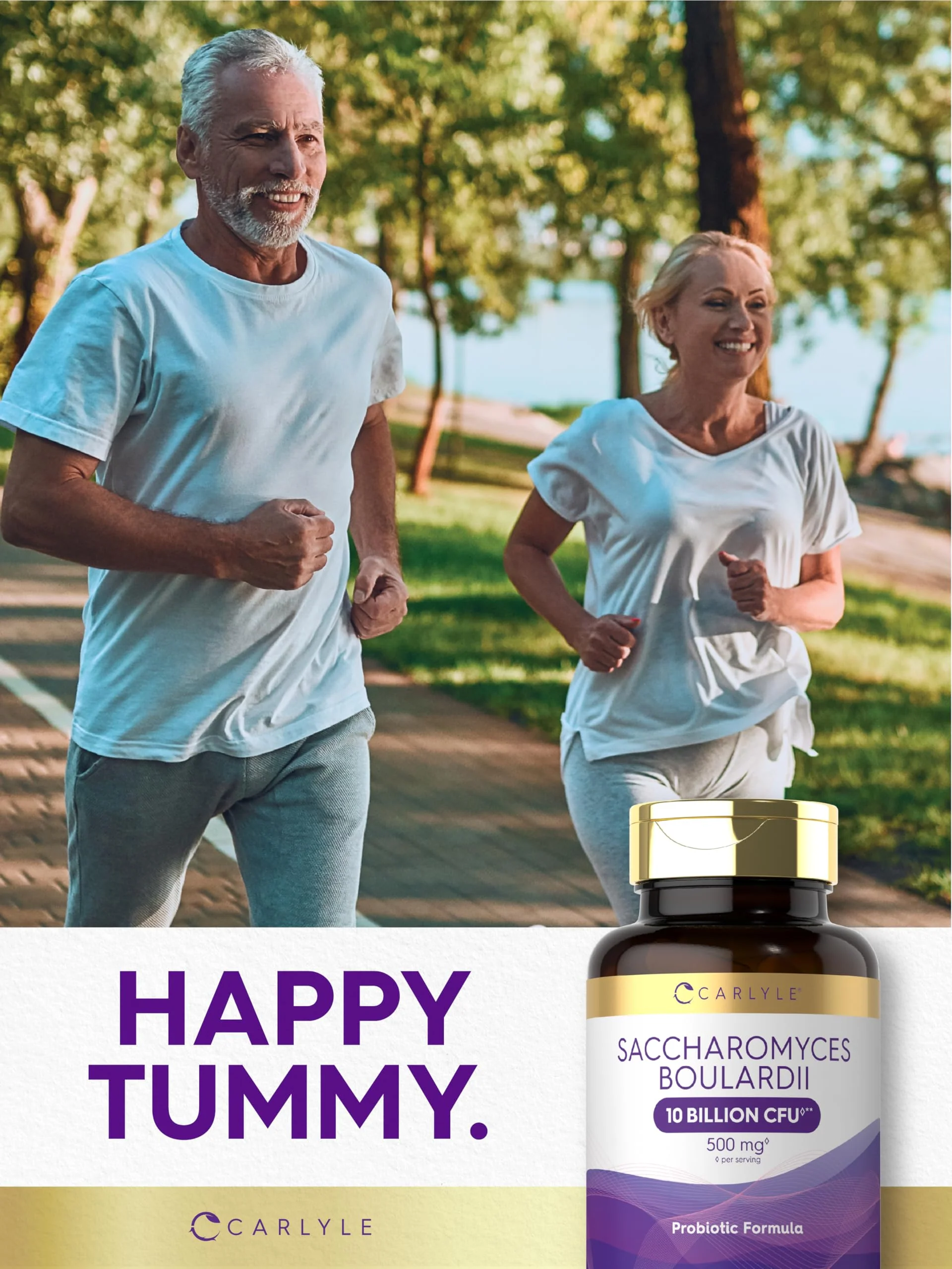Carlyle Saccharomyces Boulardii Probiotics & Prebiotics | 10 Billion CFUs | 200 Capsules | Value Size | Non-GMO, Gluten Free Supplement - Image 3