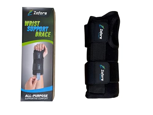 Carpal Tunnel Wrist Brace Support with 2 Straps and Metal Splint Stabilizer - Helps Relieve Tendinitis Arthritis Carpal Tunnel Pain - Reduces Recovery Time for Men Women - Right (L/XL) - Image 2