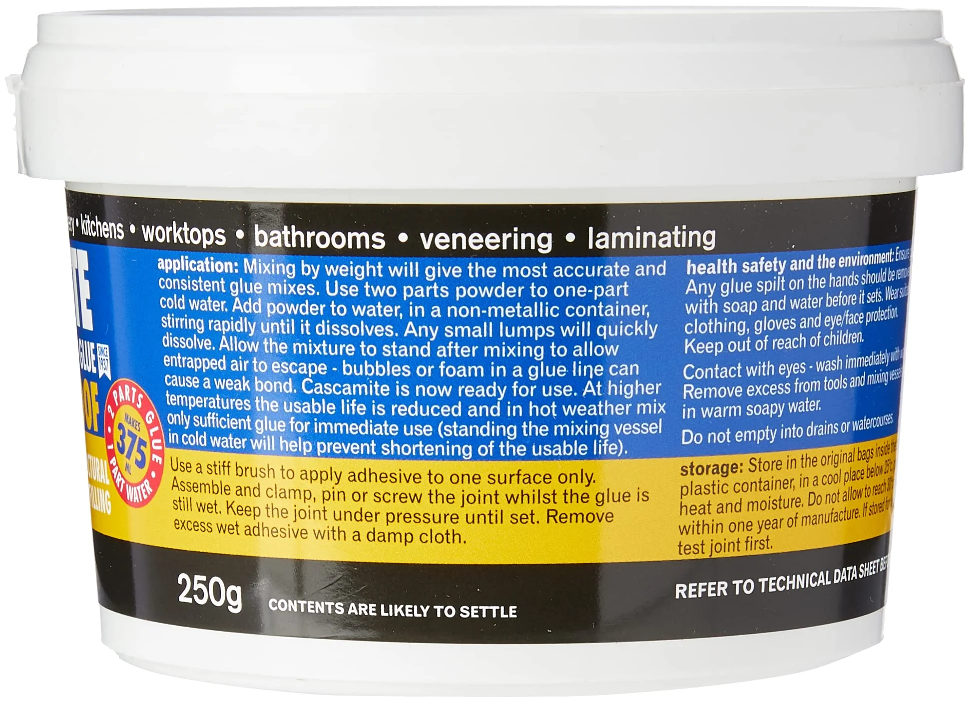 Cascamite Powdered Resin Wood Glue 220g - Image 4