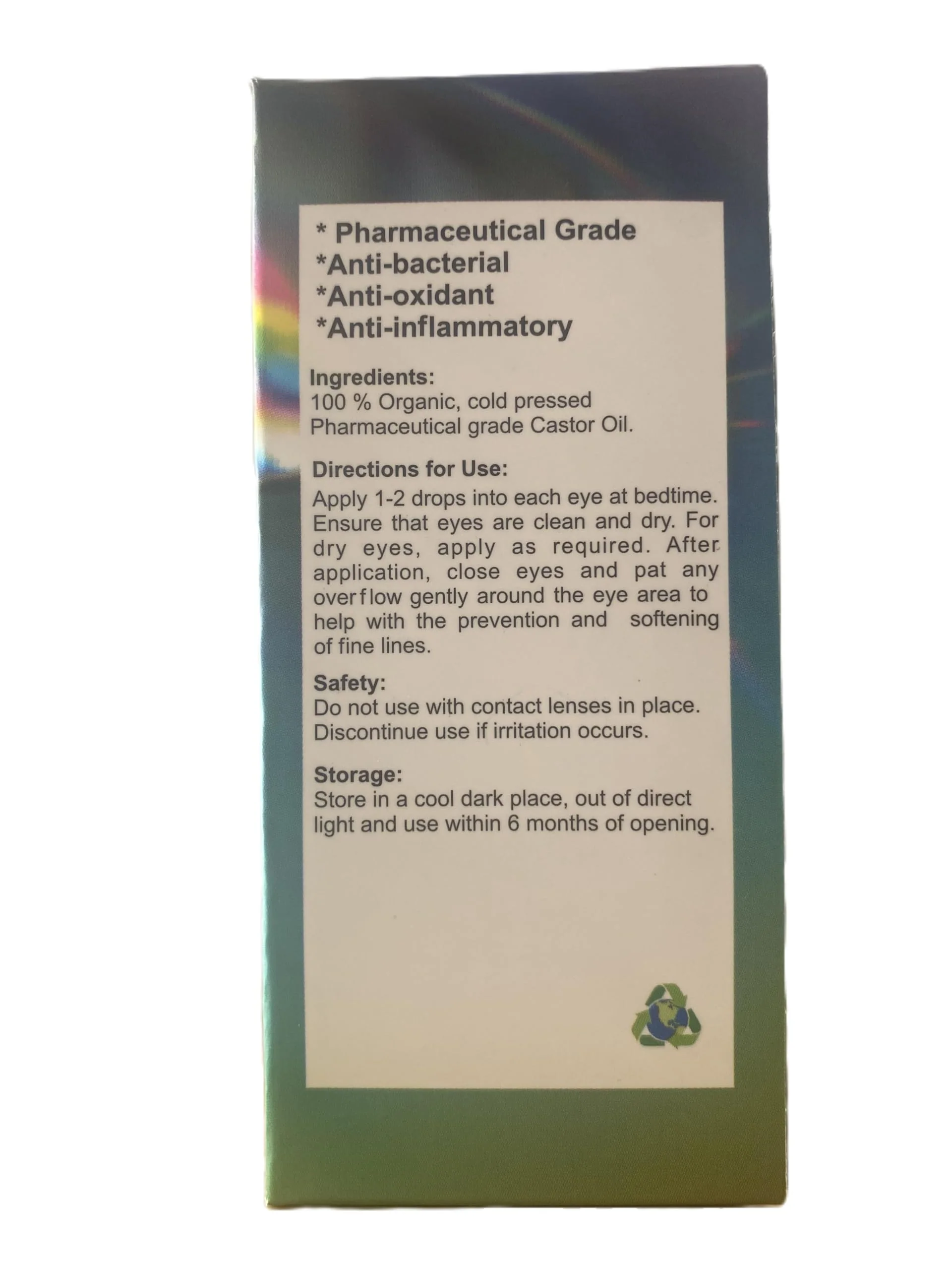 Castor Oil Eye Drops - Pharmaceutical Grade - Image 4