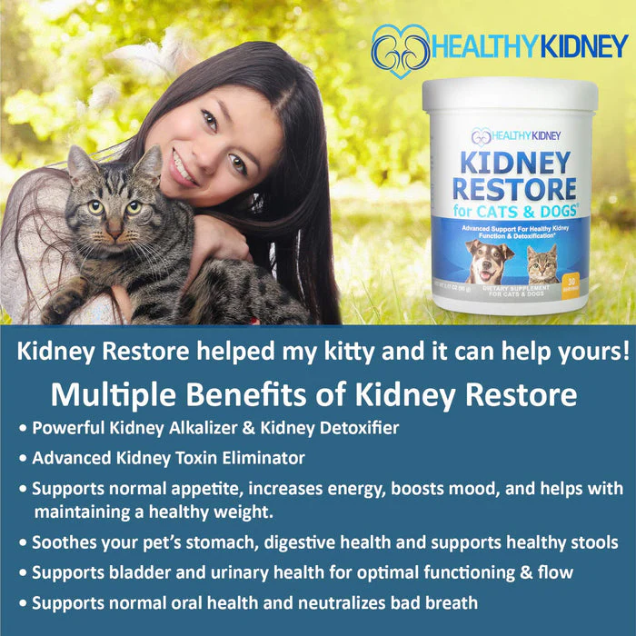 Cat and Dog Kidney Support, Natural Renal Supplements to Support Pets, Feline, Canine Healthy Kidney Function and Urinary Tract. Essential for Pet Health, Pet Alive, Easy to Add to Cats and Dogs Food - Image 3