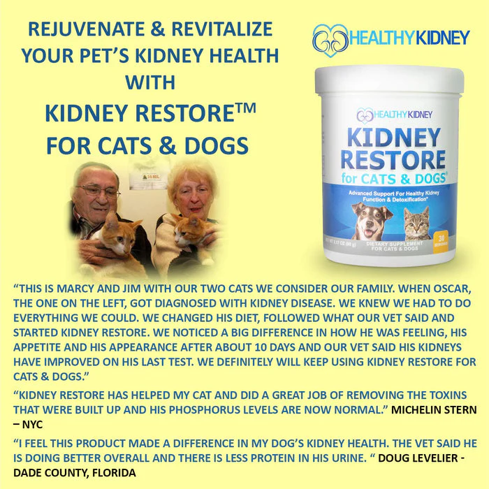 Cat and Dog Kidney Support, Natural Renal Supplements to Support Pets, Feline, Canine Healthy Kidney Function and Urinary Tract. Essential for Pet Health, Pet Alive, Easy to Add to Cats and Dogs Food - Image 6