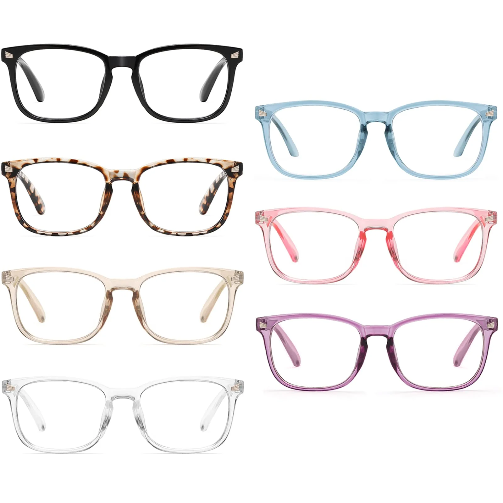CCVOO Reading Glasses for Women/Men, Eyeglasses, Blue Light Readers for Women/Men, Computer Eye Glasses, Cheaters