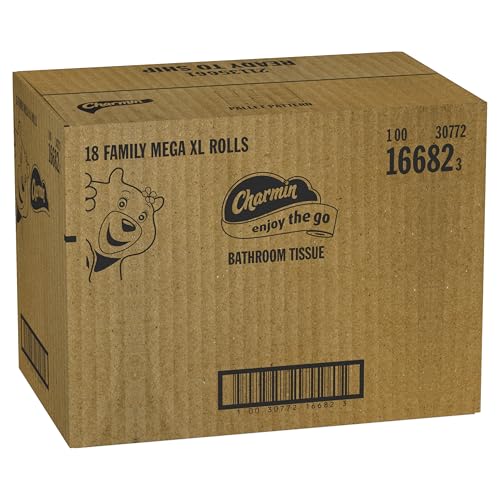 Charmin Ultra Soft Cushiony Touch Toilet Paper, 24 Family Mega Rolls = 123 Regular Rolls - Image 57