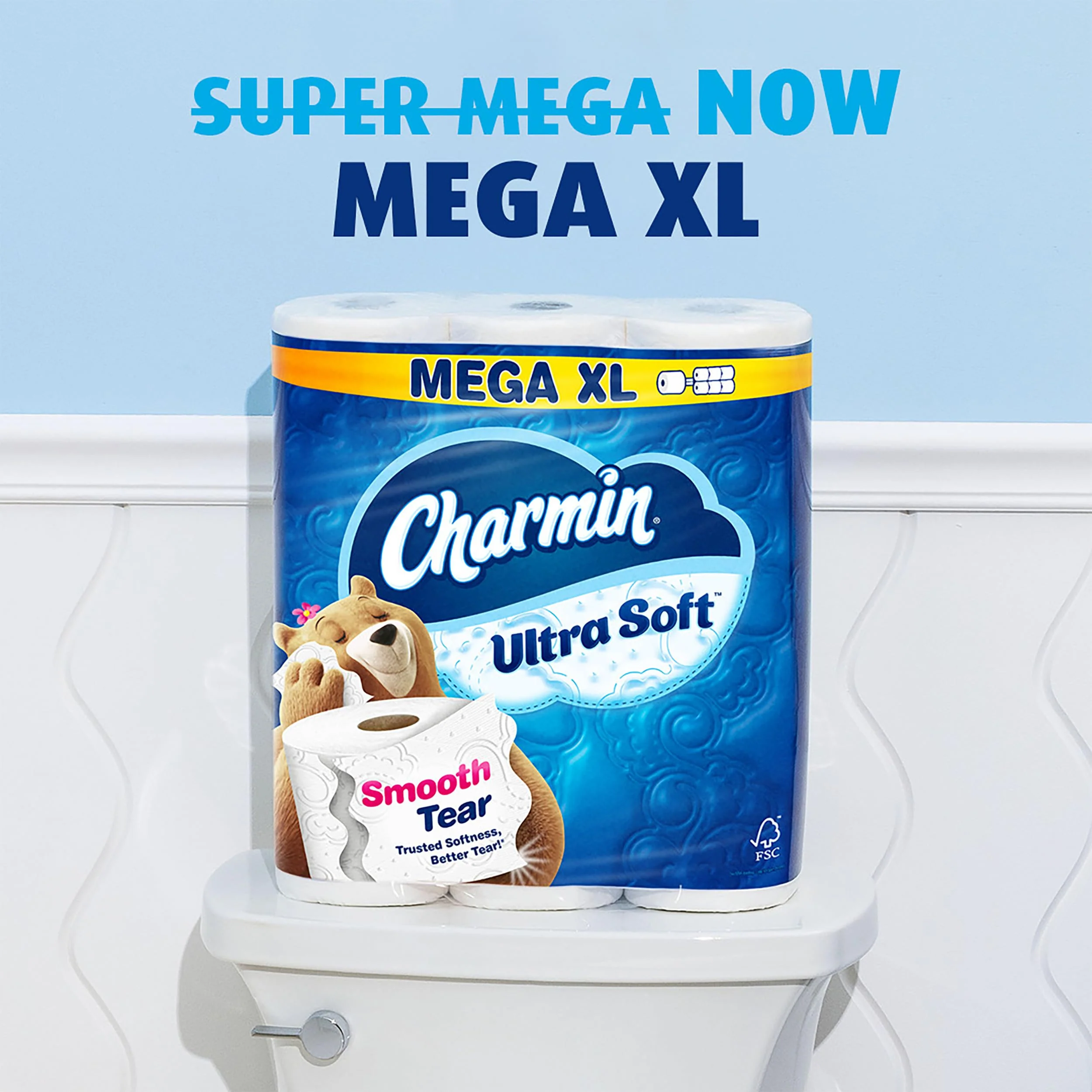 Charmin Ultra Soft Toilet Paper, 18 Mega XL Rolls = 108 Regular Rolls - Image 10