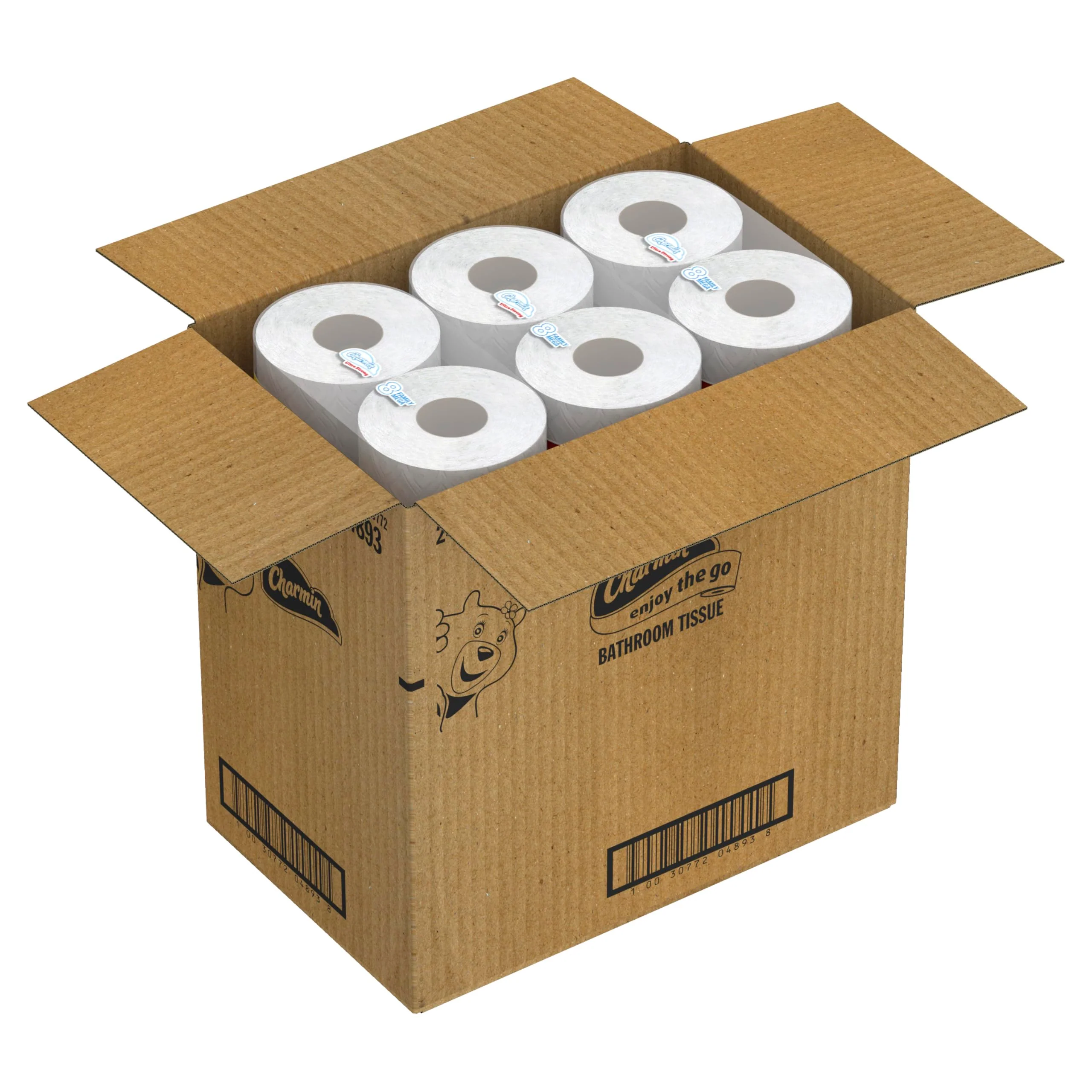 Charmin Ultra Strong Clean Touch Toilet Paper, 24 Family Mega Rolls = 120 Regular Rolls - Image 3