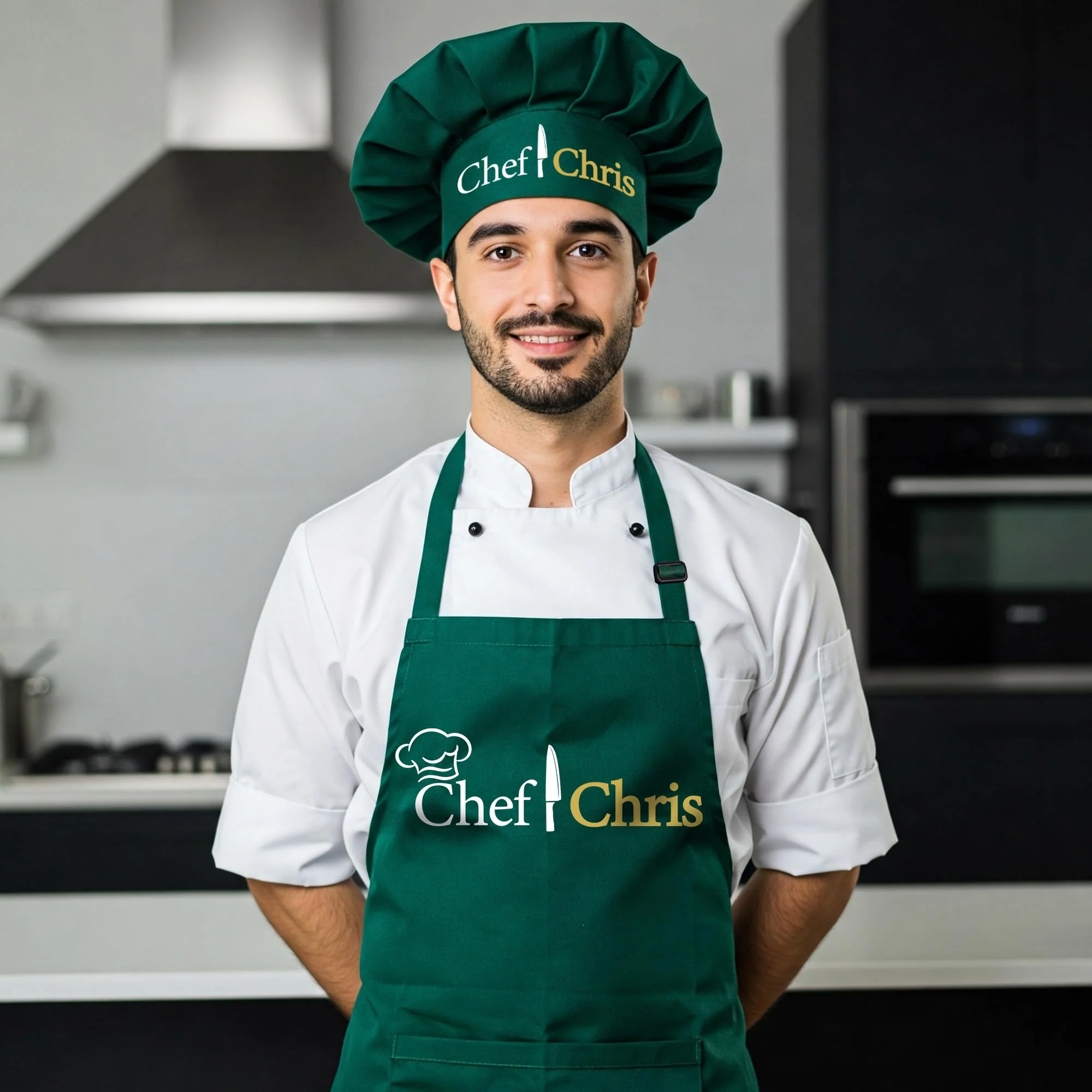 Chef Apron Men, Women, Personalized Adult Aprons for Women and Men, Personalized Baking Gifts, Professional Aprons for Chefs, Men - Women Cooking Gift for Christmas, Birthday, Fathers Day, Mothers Day - Image 3