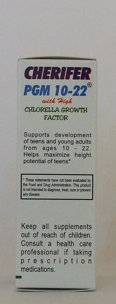 CHERIFER Capsule with Zinc, Double Chlorella Growth Factor & Taurine PGM 10-22 (30 Capsules) - Image 4