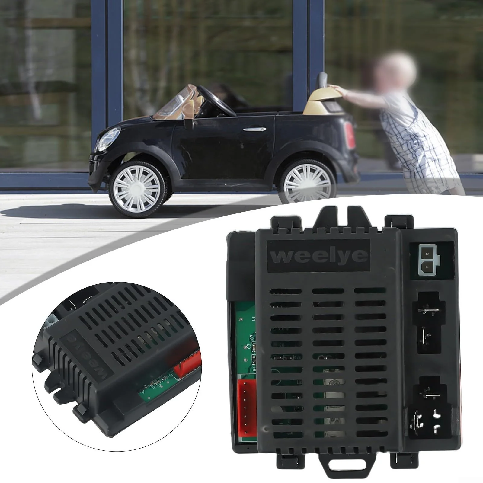 Children's Electric Toy Car Weelye Receiver 6V 12V 24V And 2.4G RC, Control Box Replacement For Children's Electric Toy Car(RX7 12V Receiver) - Image 5