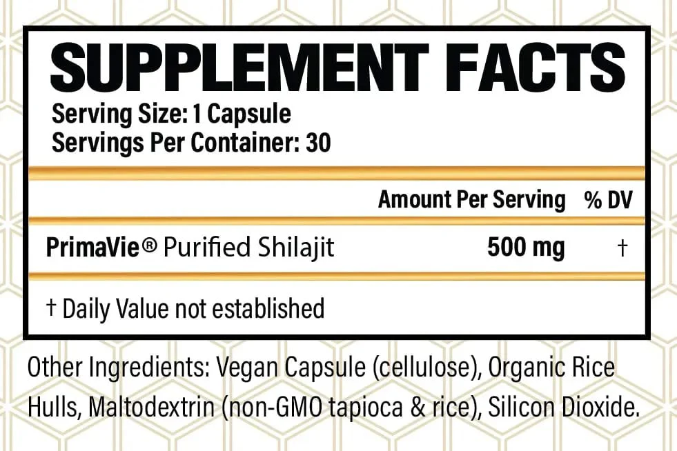 CHOQ® Shilajit - Over 50% Fulvic Acid, 500 mg Vegan Capsules, Energy, Brain, Focus, Collagen, Hormones, Mitochondrial Function, Urolithin A, Lab-Tested - Image 3
