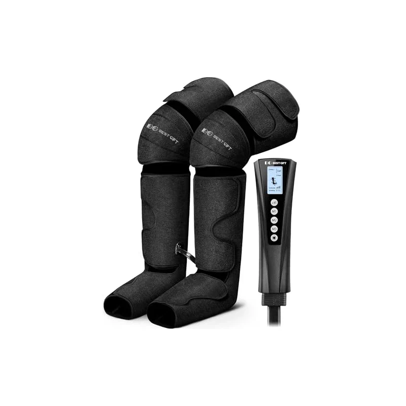 Christmas Gifts for Men Women Dad Mom, Mother's Day, Father's Day, Air Compression Massager with Heat for Foot, Leg, Calf, Thigh, Knee, Helpful for Varicose Veins,Muscle Fatigue, Cramps Swelling Edema - Image 2