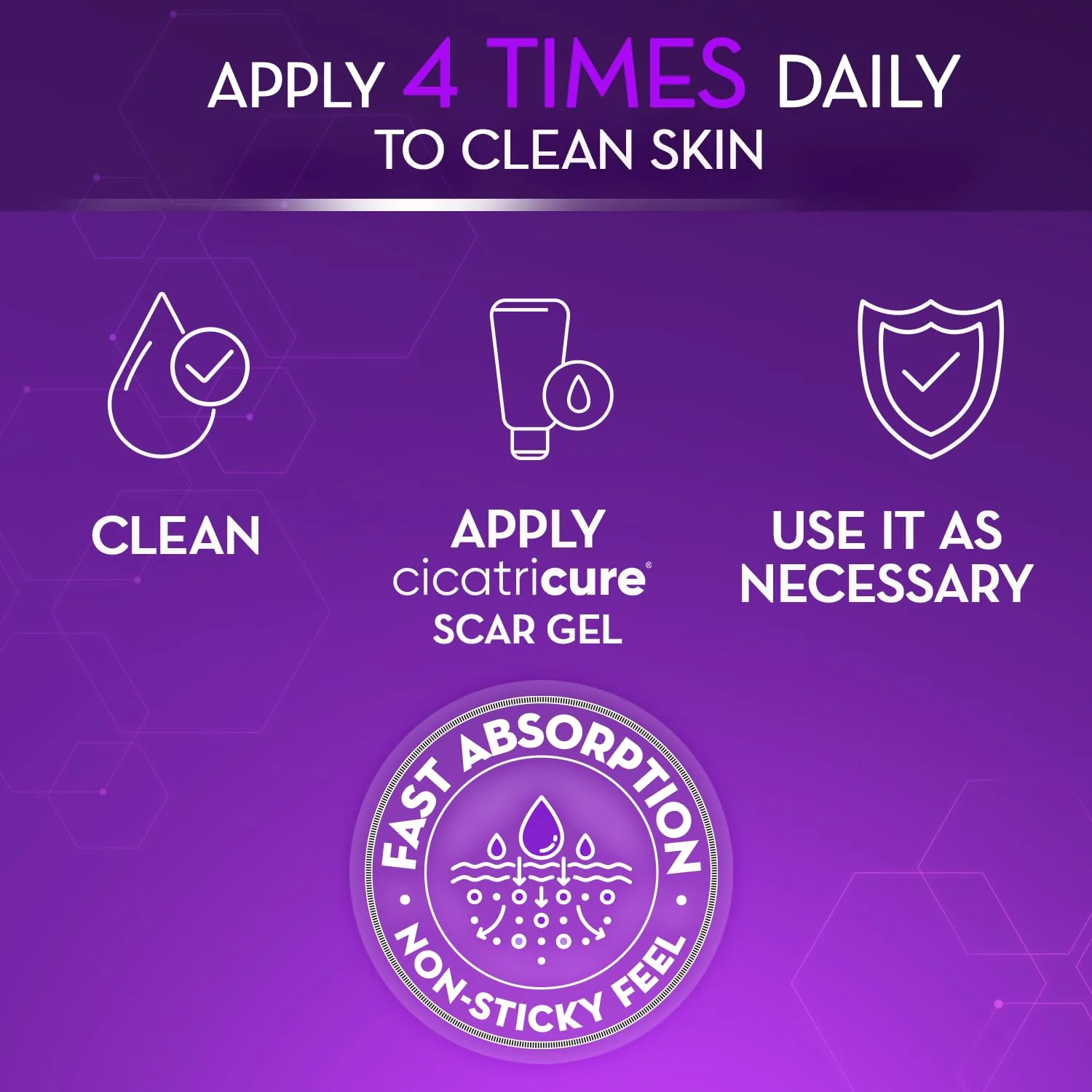Cicatricure Advanced Scar Gel for Face & Body - Proven Results in 2 Weeks, Scar Treatment for Surgical Scars, Stretch Marks, Scars of Burns and Injuries, Acne Scar Treatment, 1 oz (28 g) - Pack of 2 - Image 4