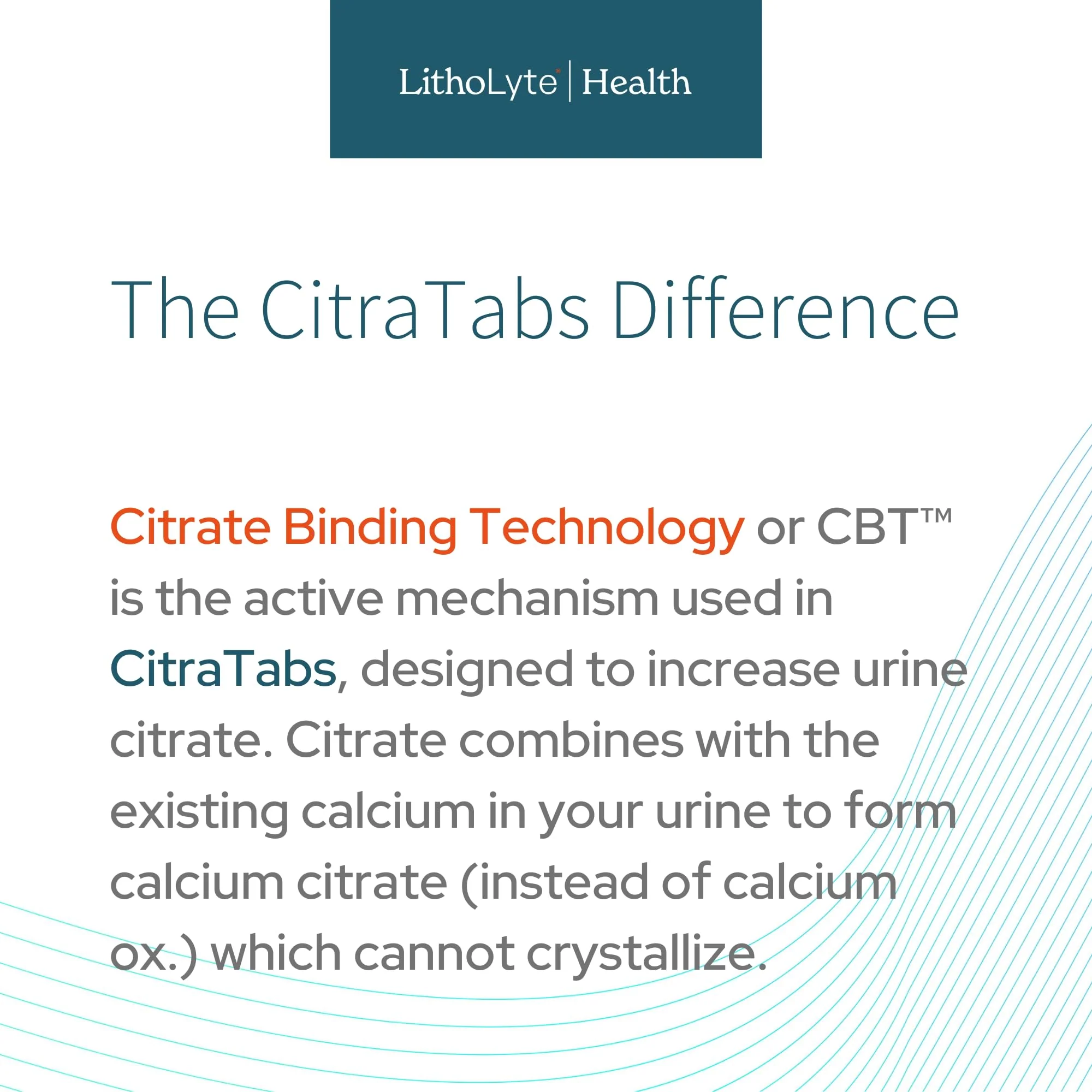 CitraTabs™ | 7.5 mEq | Extended-Release Citrate Tablets | by LithoLyte® | 120 Tablets - Image 3