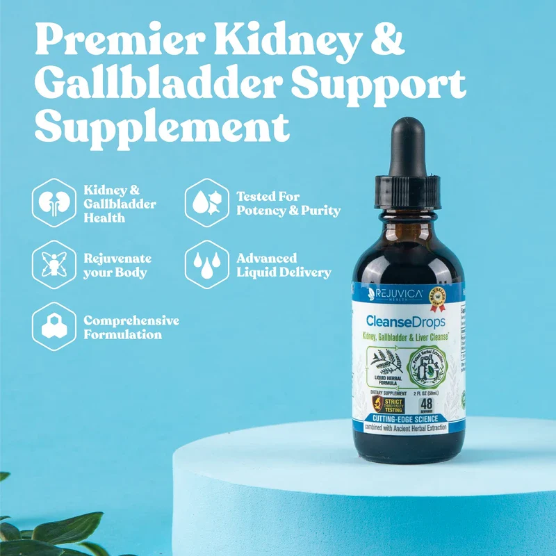 Cleanse Drops - Advanced Kidney & Gallbladder Cleanse Support Supplement - Liquid Delivery for Better Absorption - Chanca Piedra Used in Amazonian Rainforest - Image 2
