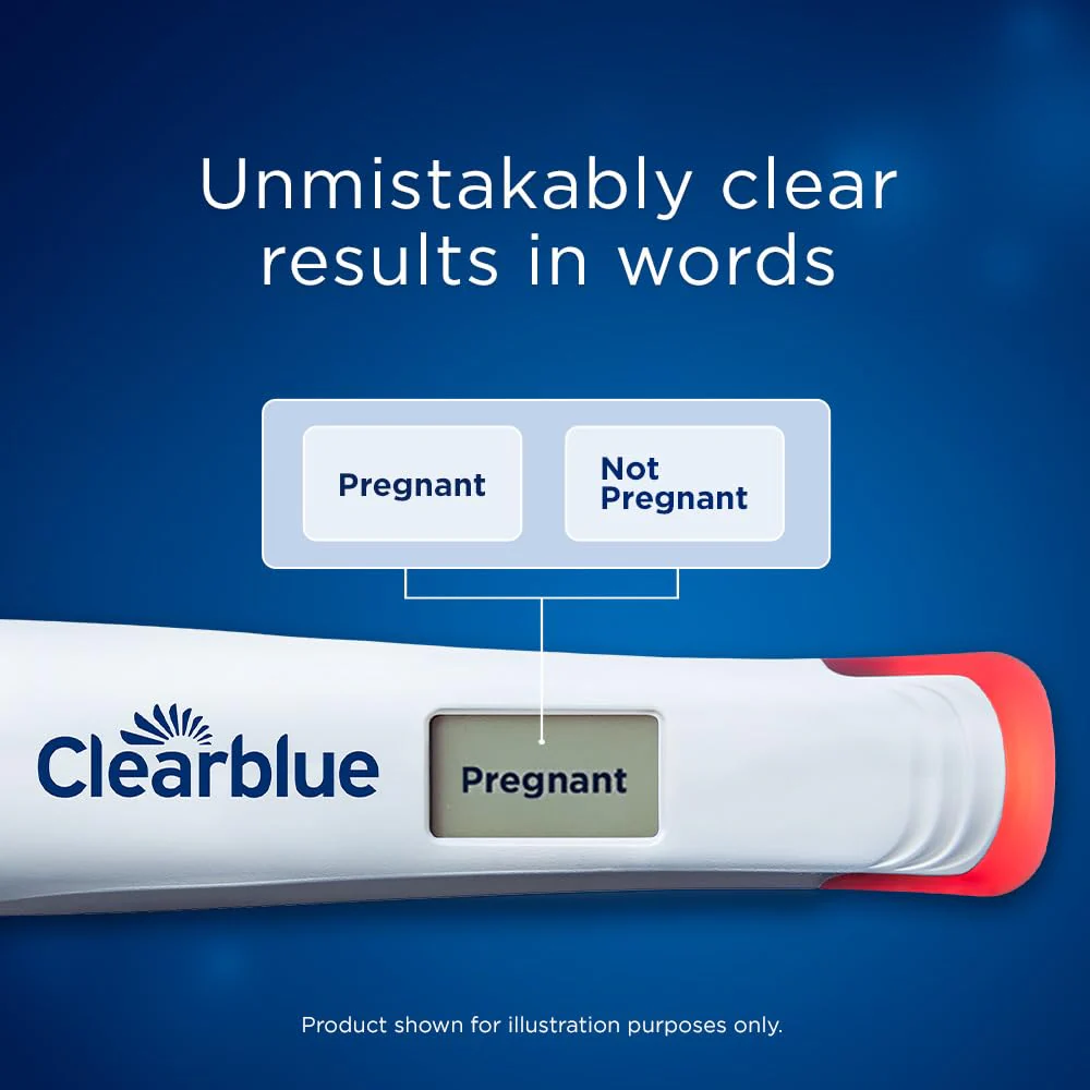 Clearblue Early Digital Pregnancy Test, Early Detection at Home Pregnancy Test, 3 Ct - Image 4