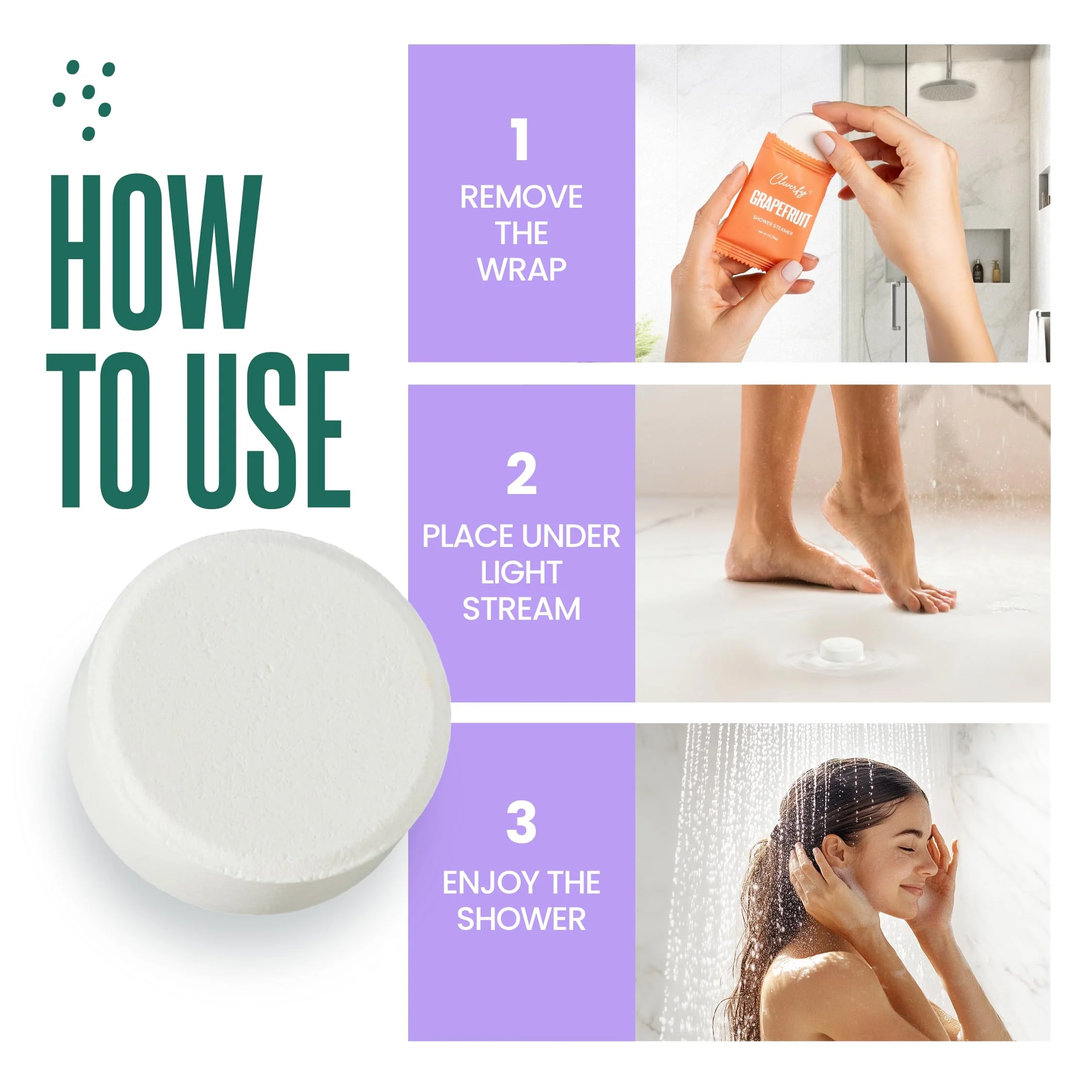 Cleverfy Shower Steamers Aromatherapy – Stocking Stuffers for Women, Teens and Wife – Christmas Gifts for Women and Teen Girls – White Elephant Gifts for Adults – 18 Tablets - Image 4
