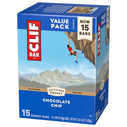 CLIF BAR - Protein Bars - Chocolate Chip - Made with Organic Oats - Energy Bars - Non-GMO - (15 Pack) - Image 7
