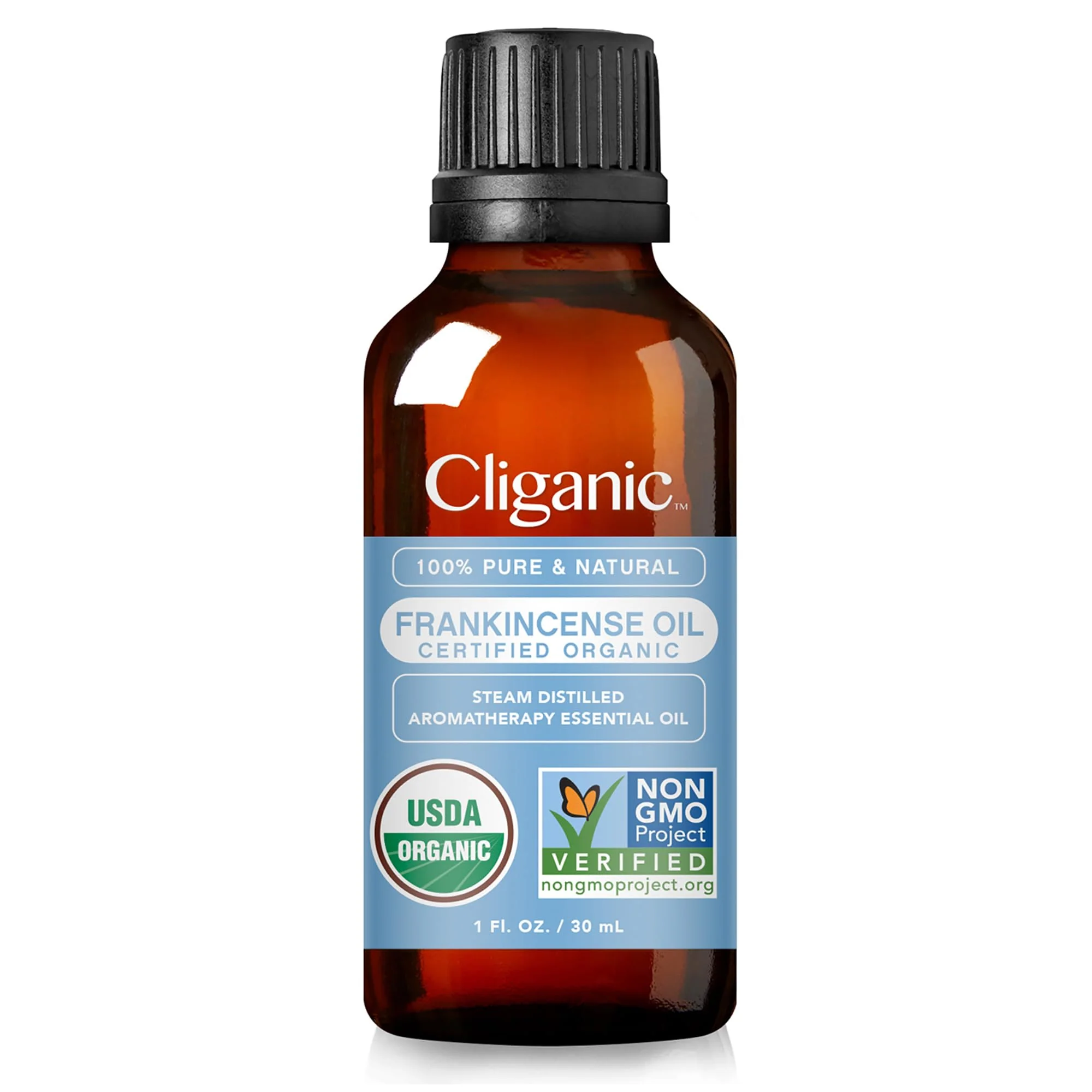 Cliganic USDA Organic Frankincense Essential Oil, 1oz - Boswellia Serrata, 100% Pure Natural Undiluted, for Aromatherapy | Non-GMO Verified (Packaging May Vary) - Image 7