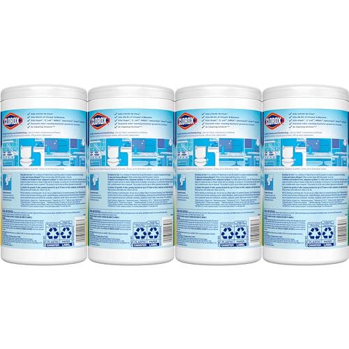 Clorox Disinfecting Wipes Value Pack, Bleach Free Cleaning Wipes, 75 Count Each, Pack of 4 - Image 2