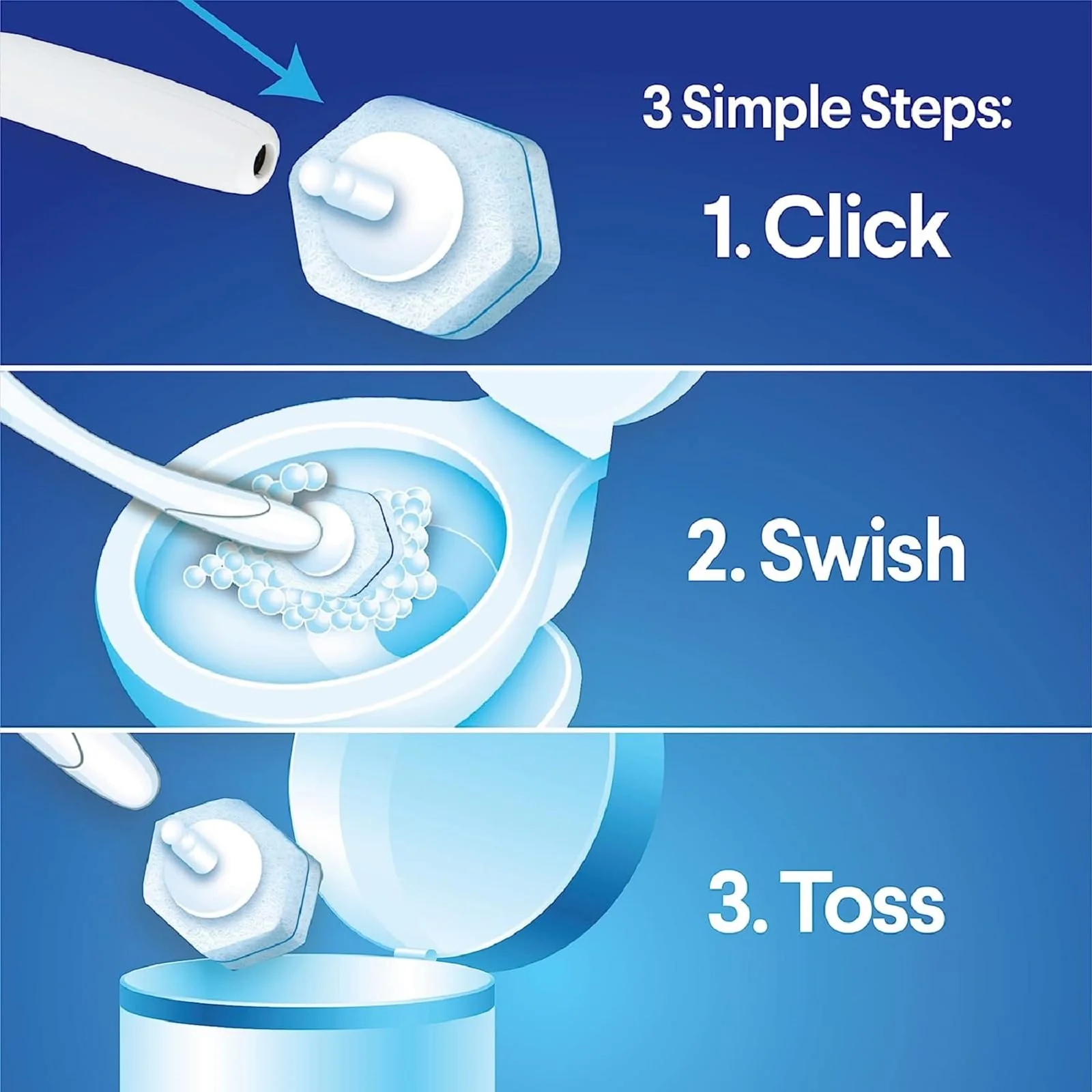 Clorox ToiletWand Disinfecting Refills, Rainforest Rush, 30 Ct (Package May Vary) - Image 7