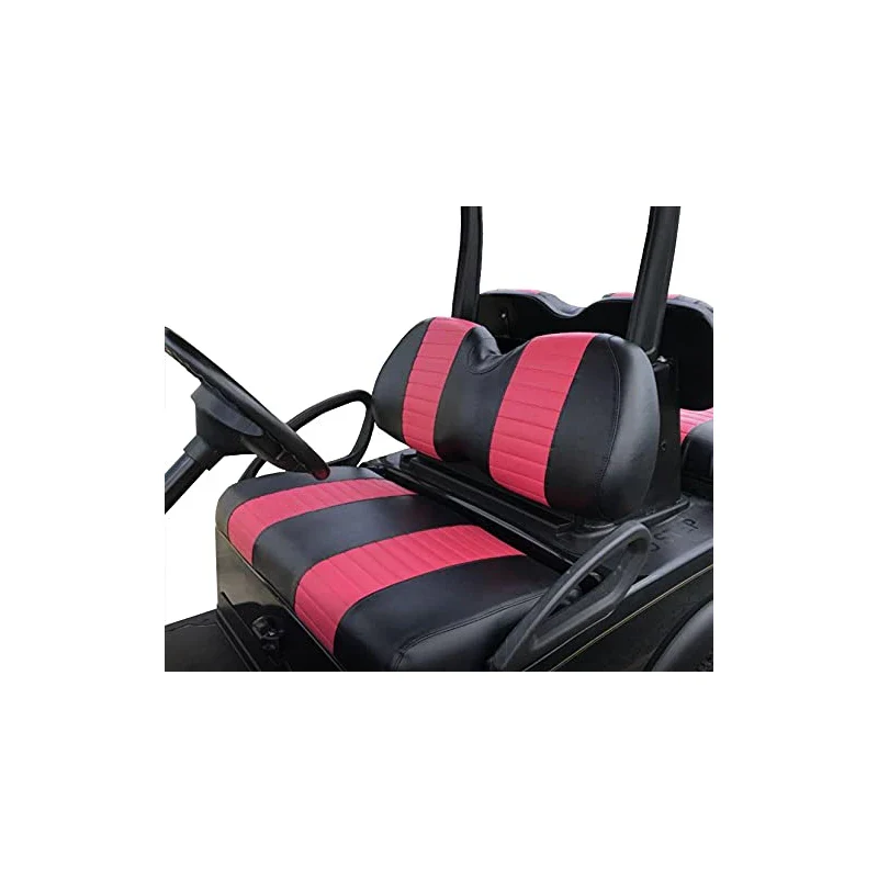 Club Car Precedent "STAPLE ON" Golf Cart Seat Cover (2 Stripe) Choose From 30 Colors, Custom Golf Cart Seat Covers, Handmade-Golf-Cart-Seat-Covers, Up To Par Covers - Image 2