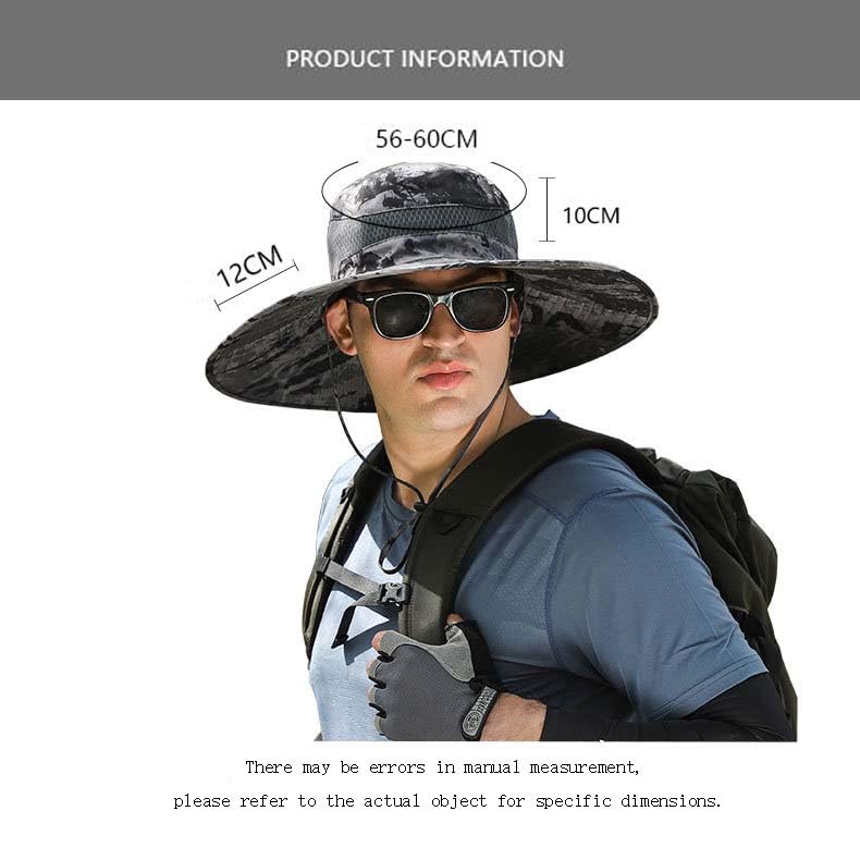 Colitt - Fishing Hat with Built in Fan, 2025 New Hat with Fans Solar Power, Wide Brim Outdoor Fishing -Solar & USB Charging (Style - E) - Image 4