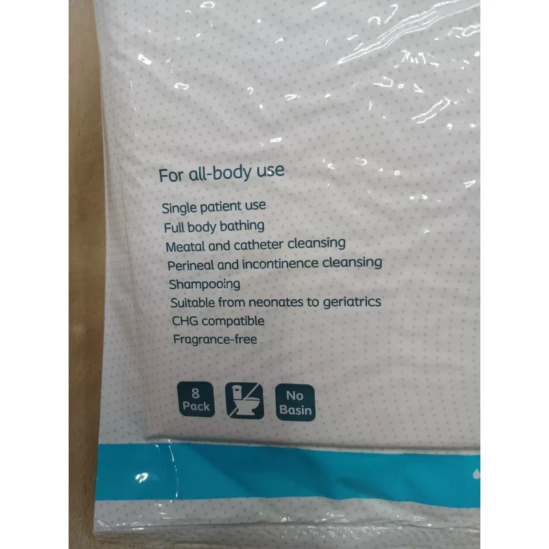 Coloplast EasiCleanse Bath No Rinse Disposable Wash Cloths -8 pk , Lot 5 - Image 3