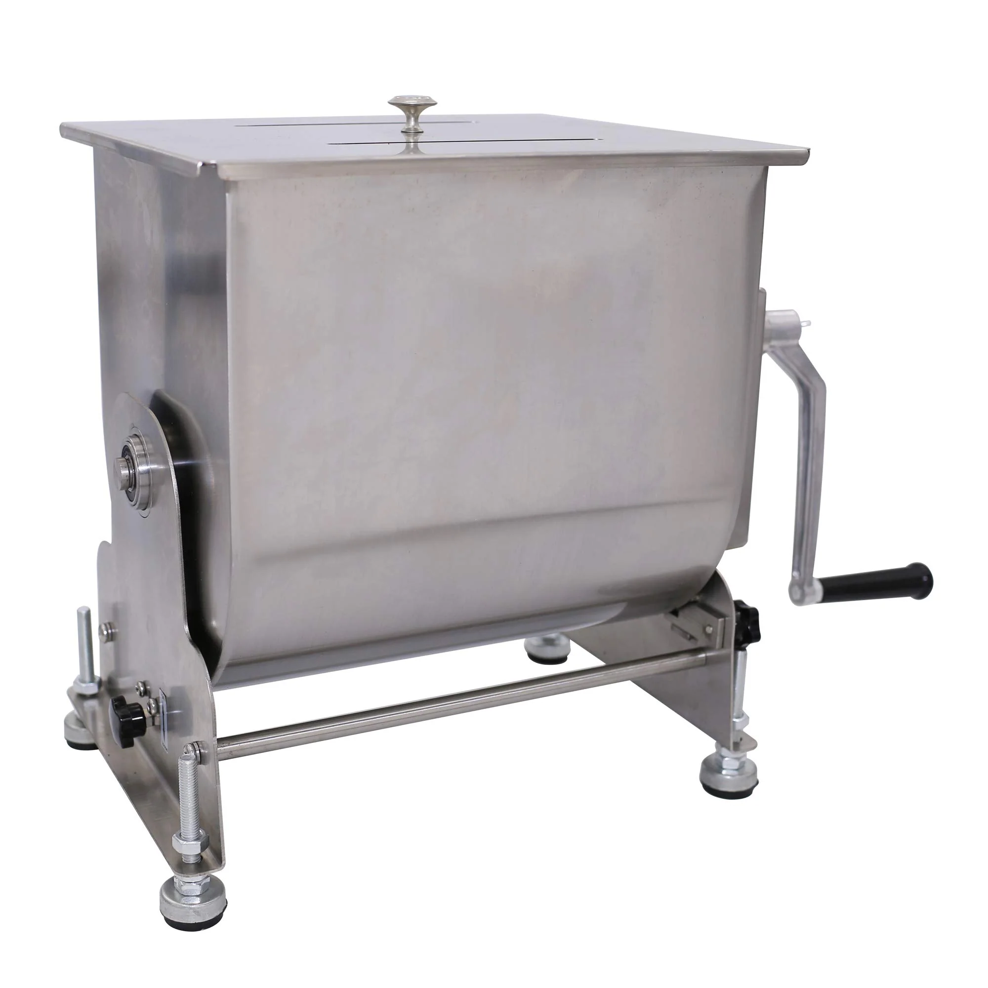 Commercial Stainless Steel 16.5-Pound/10-Liter Capacity Tilt Tank Manual Meat Mixers,(Mixing Maximum 16.5-Pound for Meat),Sausage Mixer Machine Meat Processing Equipment - Image 6