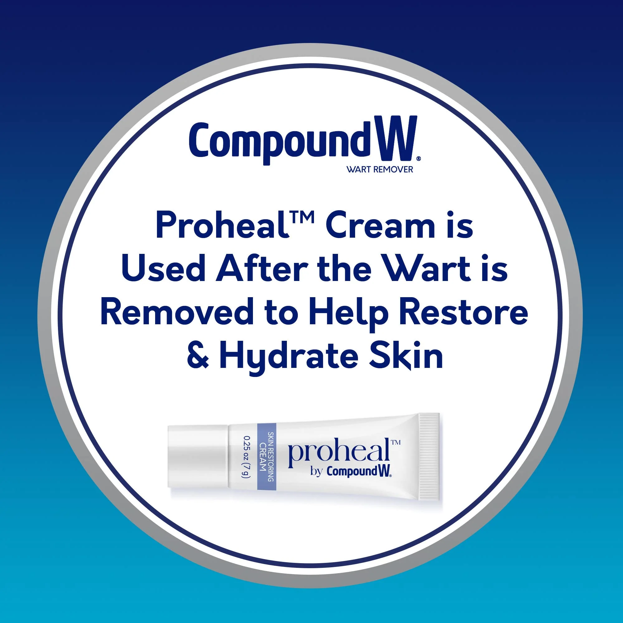 Compound W Total Care Wart Remover with Proheal Cream for Skin - 0.25 oz and Maximum Strength Fast Acting Salicylic Acid Gel - 0.25 oz - Image 4