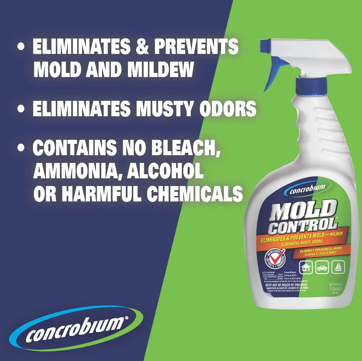 Concrobium 25001CAL Mold Control, 1 Gallon - Image 7