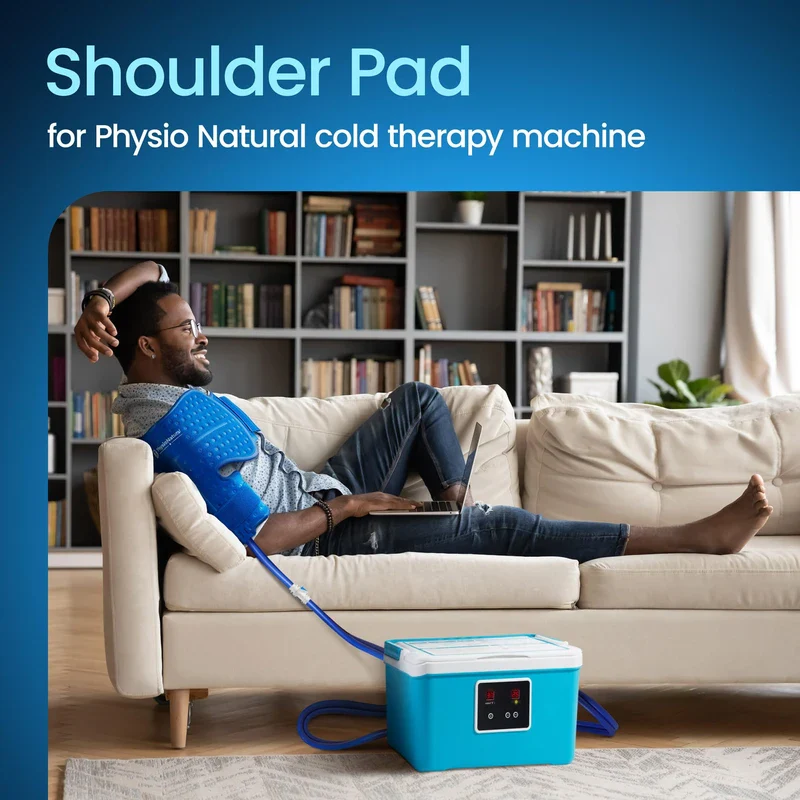 Connection Type B - PhysioNatural Shoulder Pad with Quick Connect and Disconnect Couplings for Post-Operative - Image 2