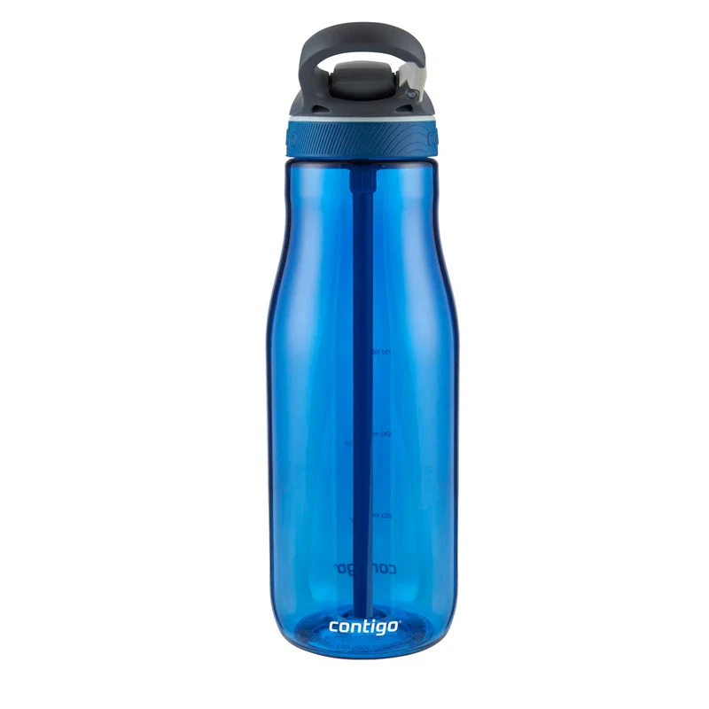 Contigo Ashland Autoseal Water Bottle with Flip-Straw | Large 720ml BPA Free Drinking Bottle | Sports Flask | Leakproof Drink Bottle | Ideal for School, Gym, Bike, Running, Hiking - Image 3